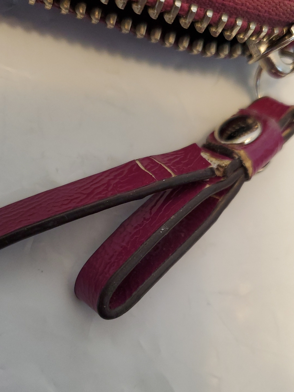 Coach Poppy Patent Zip-Around Leather Wallet - Picture 8 of 8